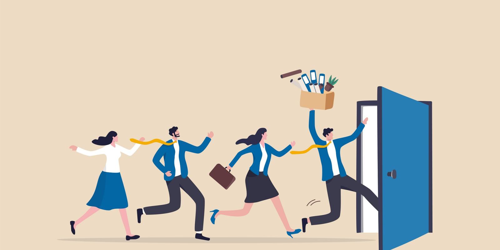 Great Resignation: Wie Sie Mitarbeitende halten können