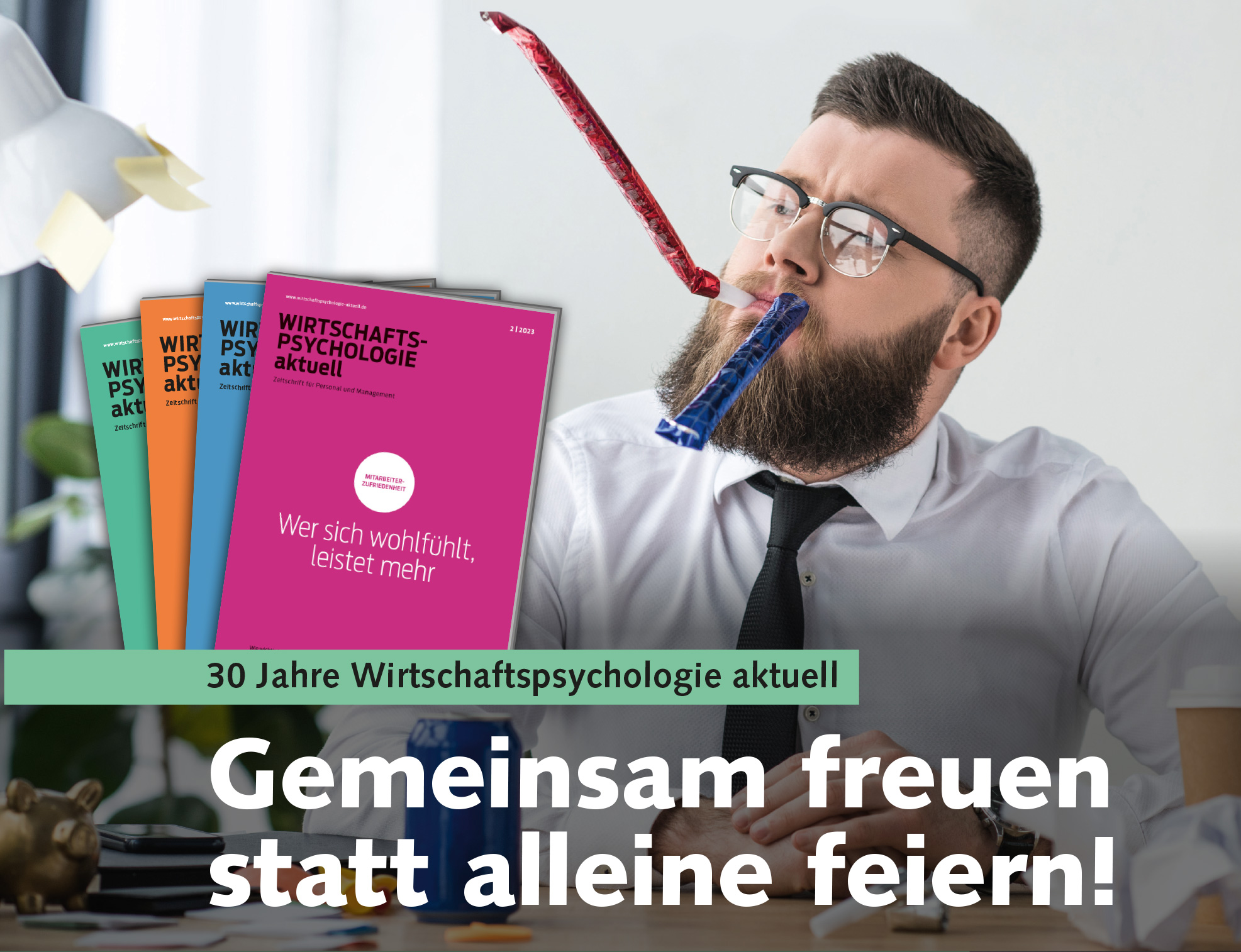 Banner mit Hinweis zur Jubiliäums-Aktion, die unter dem Bild erläutert wird.