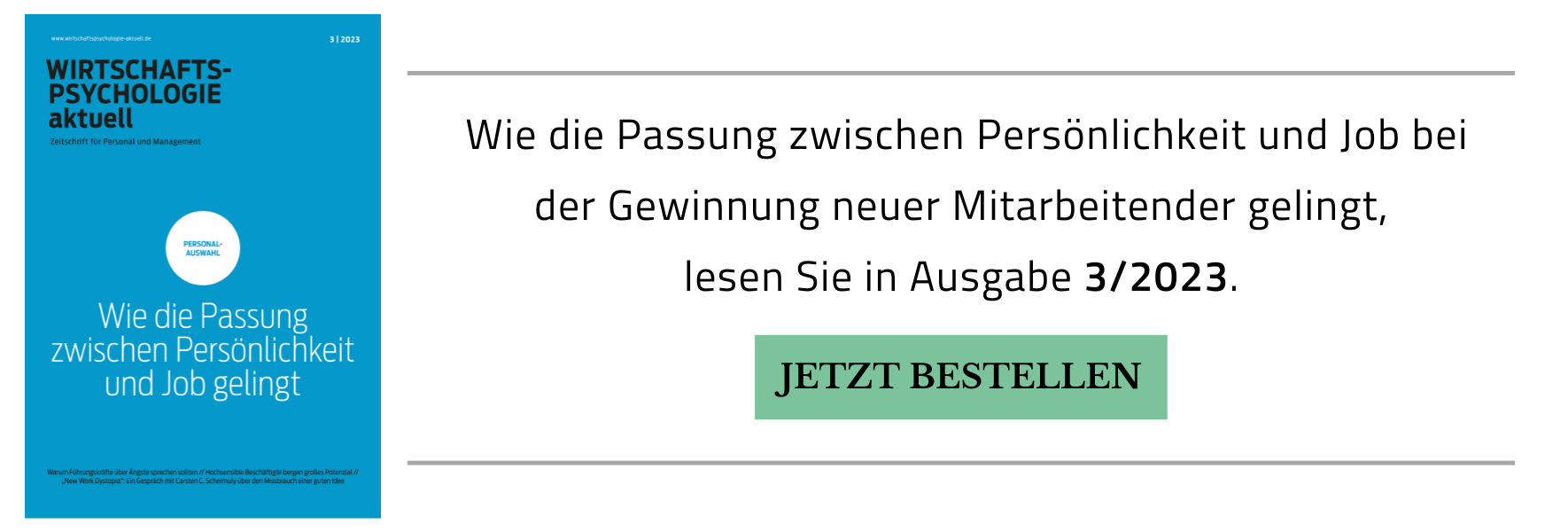 Banner für Ausgabe 3/2023, zum Bestellen auf das Bild klicken, es führt zum Onlineshop.