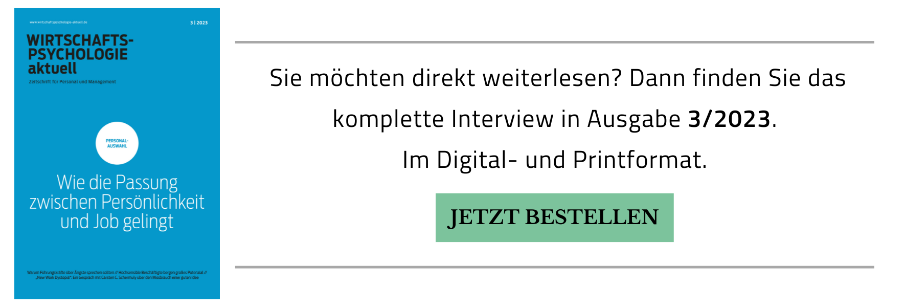 Banner für Ausgabe 3/2023, zum Bestellen auf das Bild klicken, es führt zum Onlineshop.