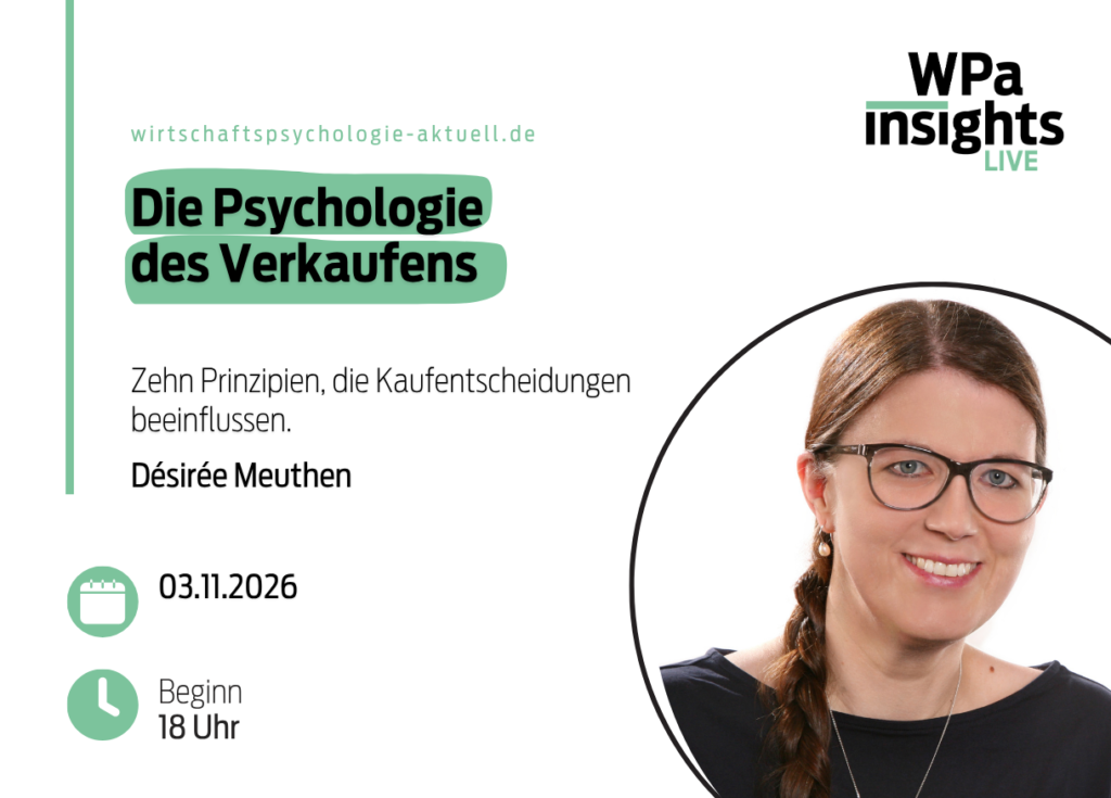 Die Psychologie des Verkaufens